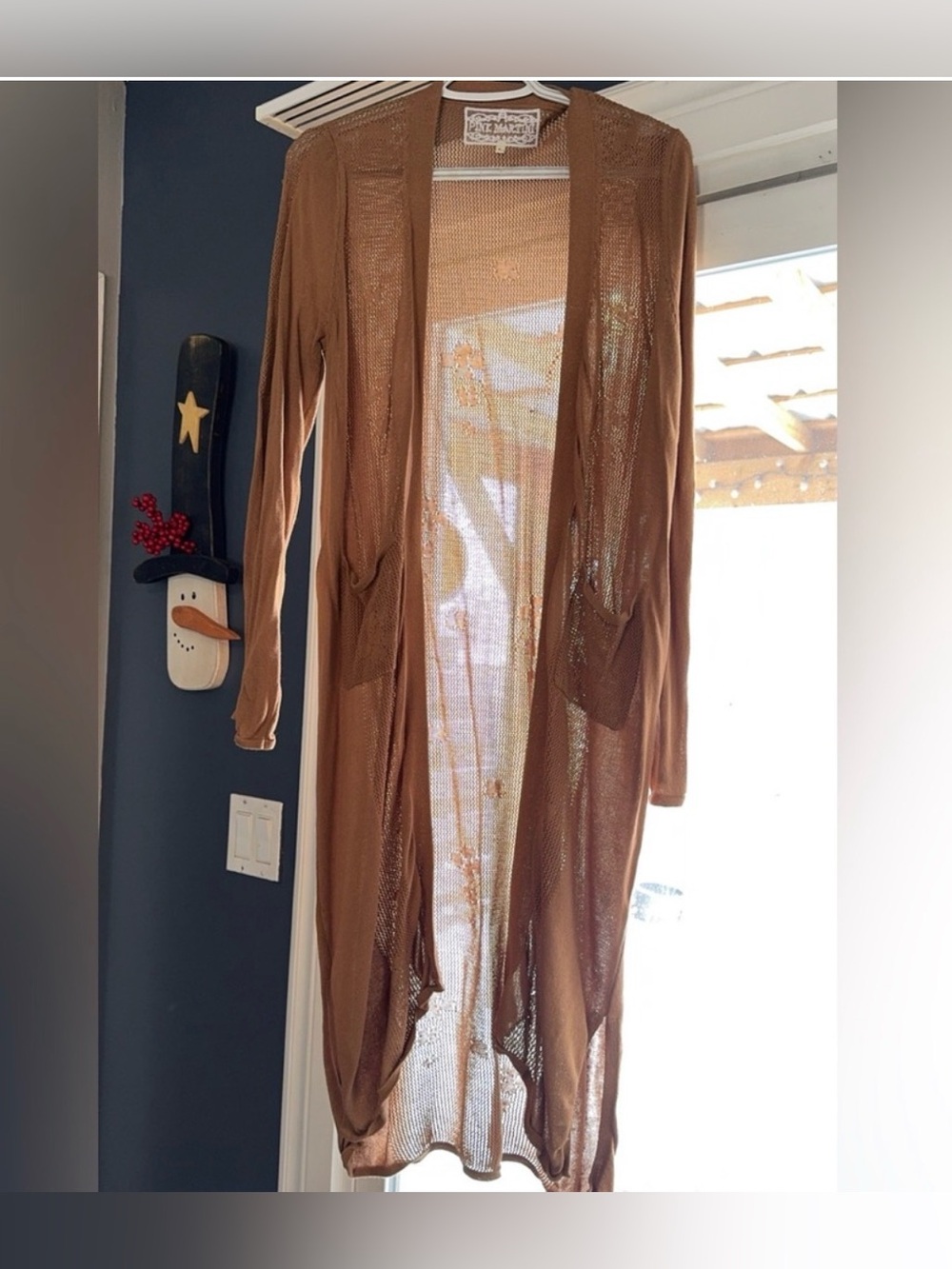 Pink Martini Long sleeve, long length Cardigan
